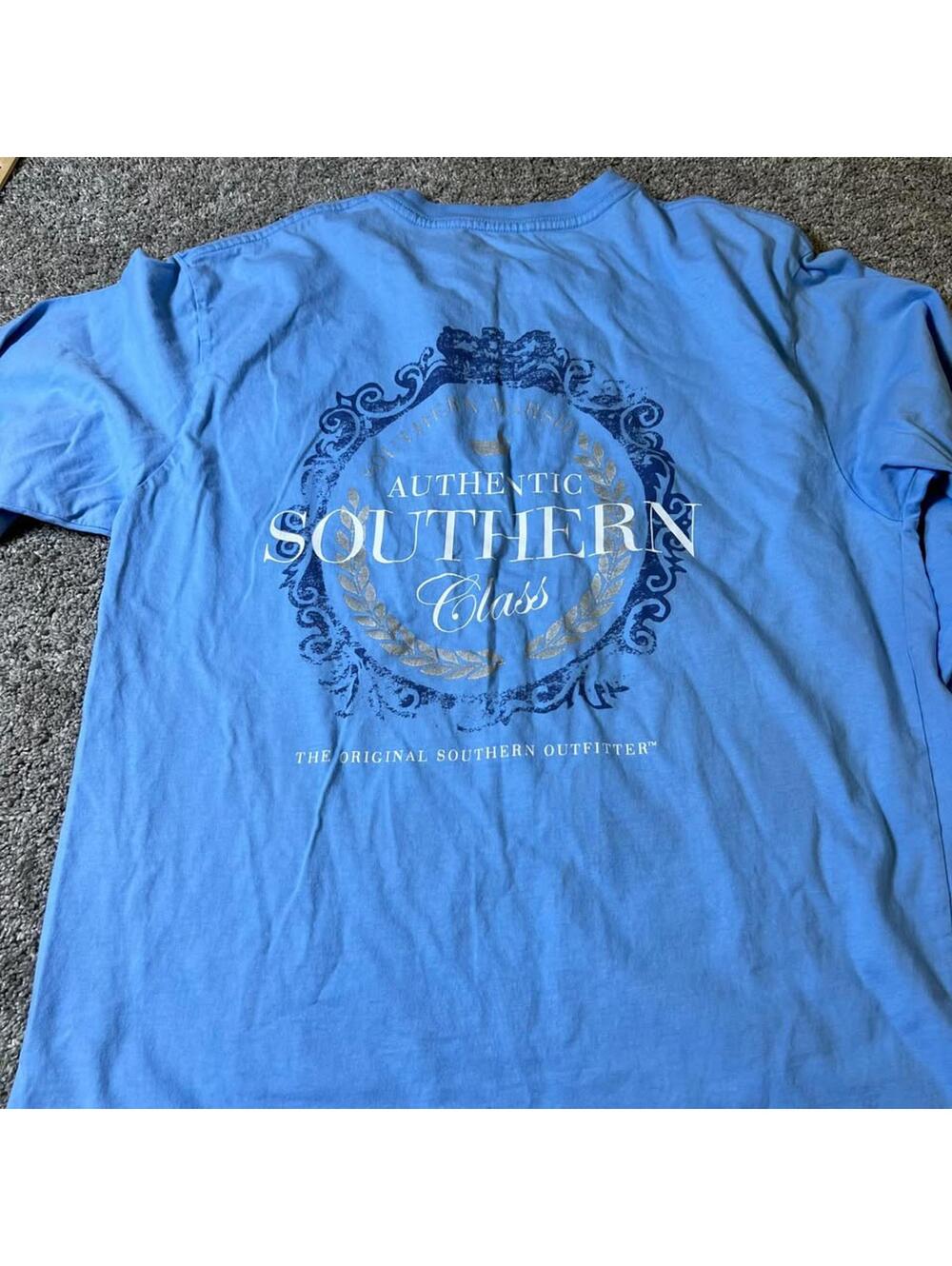 Southern Marsh Men's Authentic Southern Class Men’s Long Sleeve Tee size Large